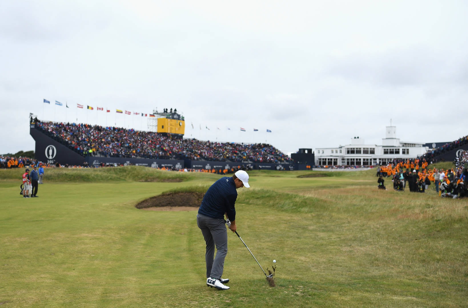 Jordan Spieth 18th hole Royal Birkdale 2017